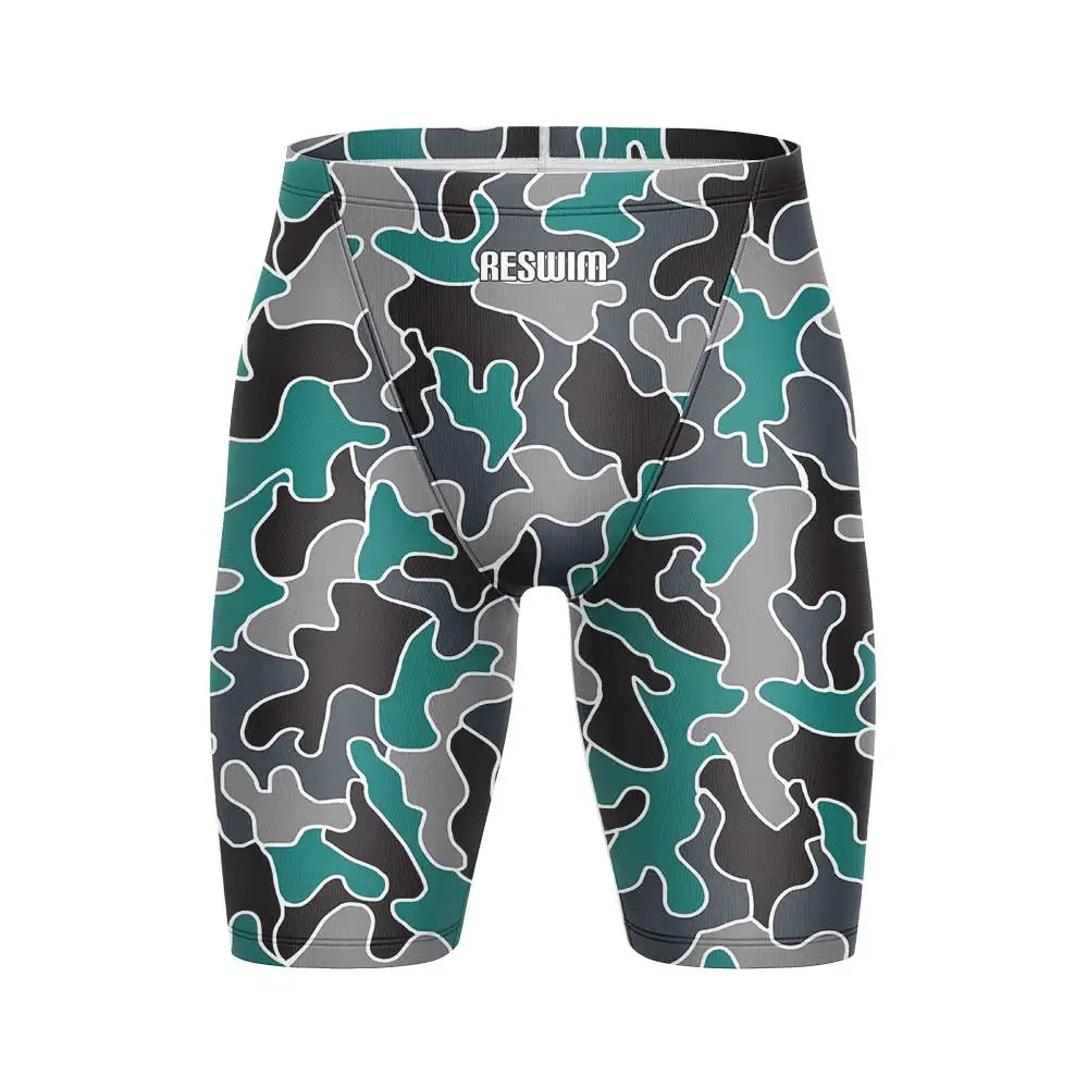 Bañador de natación para hombre, pantalones cortos de entrenamiento atlético, medias de playa, surf y buceo, novedad de verano