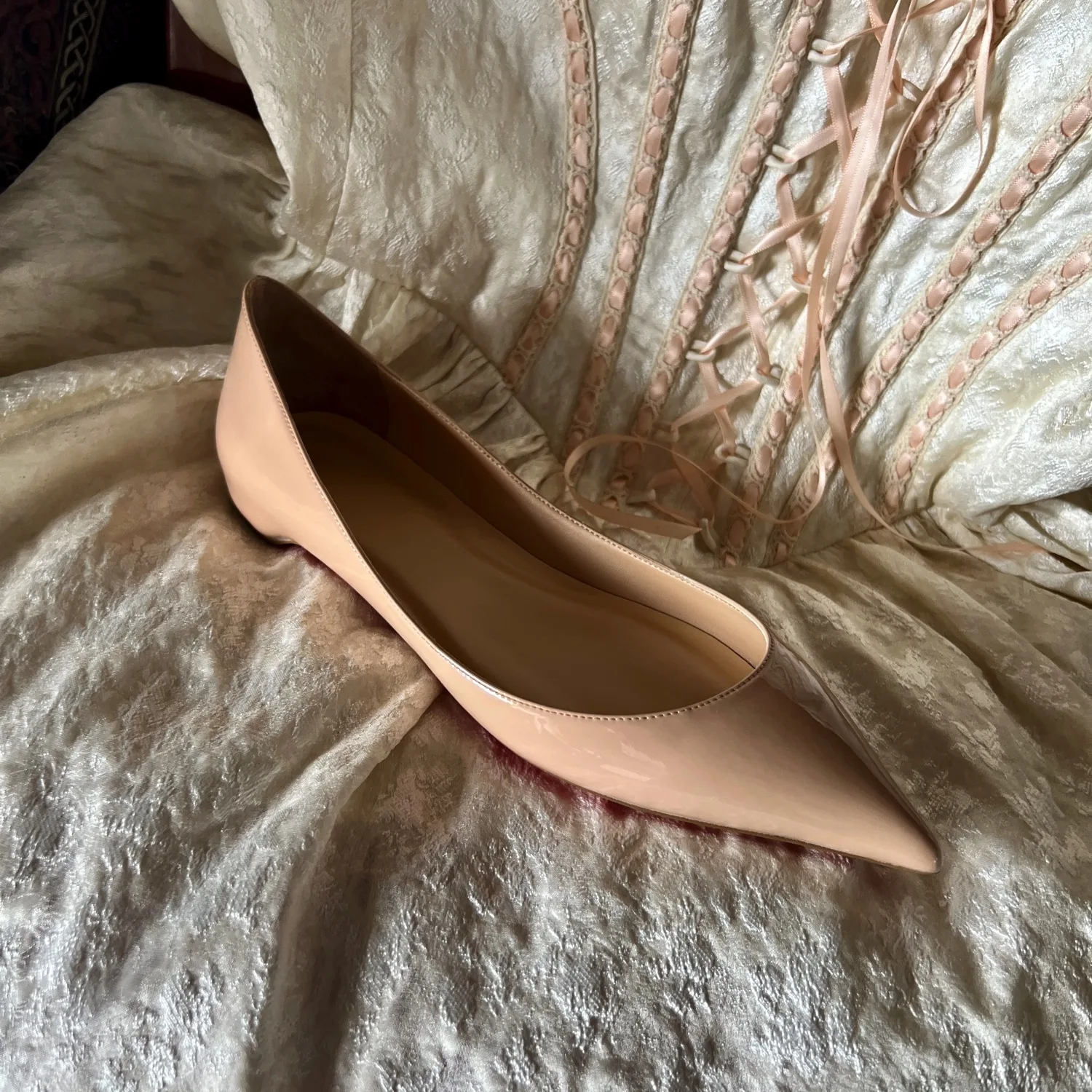 Spring New Women's Single Shoes High Quality Genuine Leather Women's Shoes Sexy Party Women's Shoes Classic Pointed Office Shoes