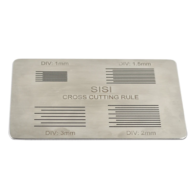 SISI Paint Film Adhesion Scratcher Paint Guide Gauge Tester Electroplated Coating Scratcher Adhesion Tester