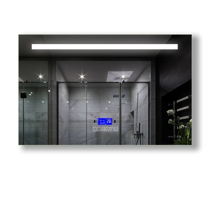 

Wall-mounted bathroom mirror, backlit bathroom anti-fog, makeup led