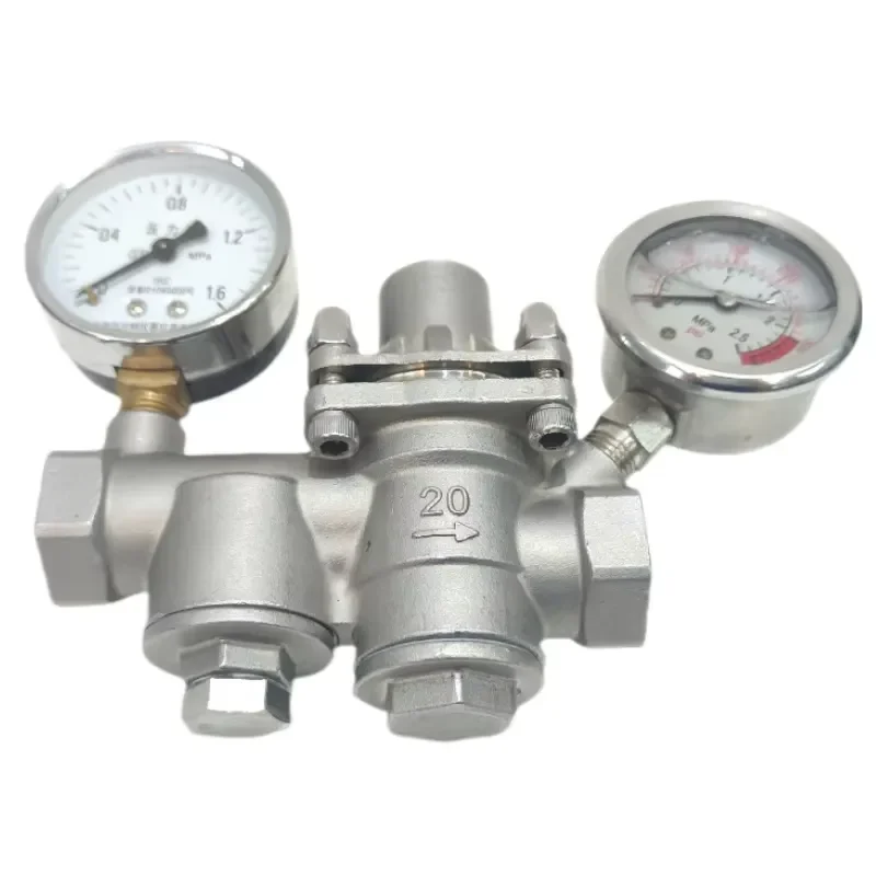 for Double Instrument Pressure Reducing Valve High Flow Water Gas Low Resistance Manual Power