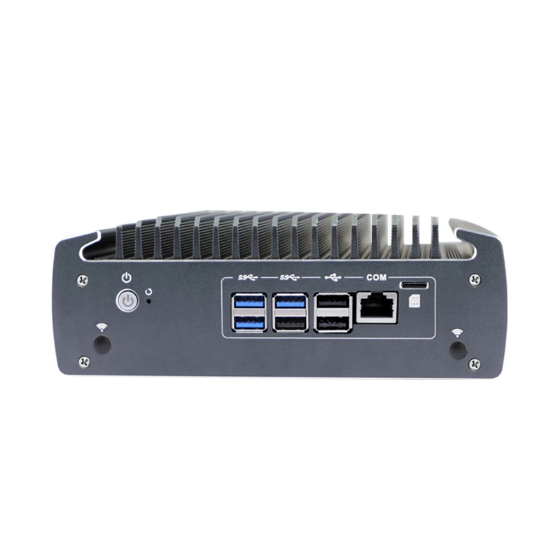 Core i3 10110U Lüfterloser Mini-PC der 10. Generation, 6 x Intel 2,5 G LAN DP HD-Anschlüsse, Netzwerk-Gateway, weiches Micro-Firewall-Gerät mit POE