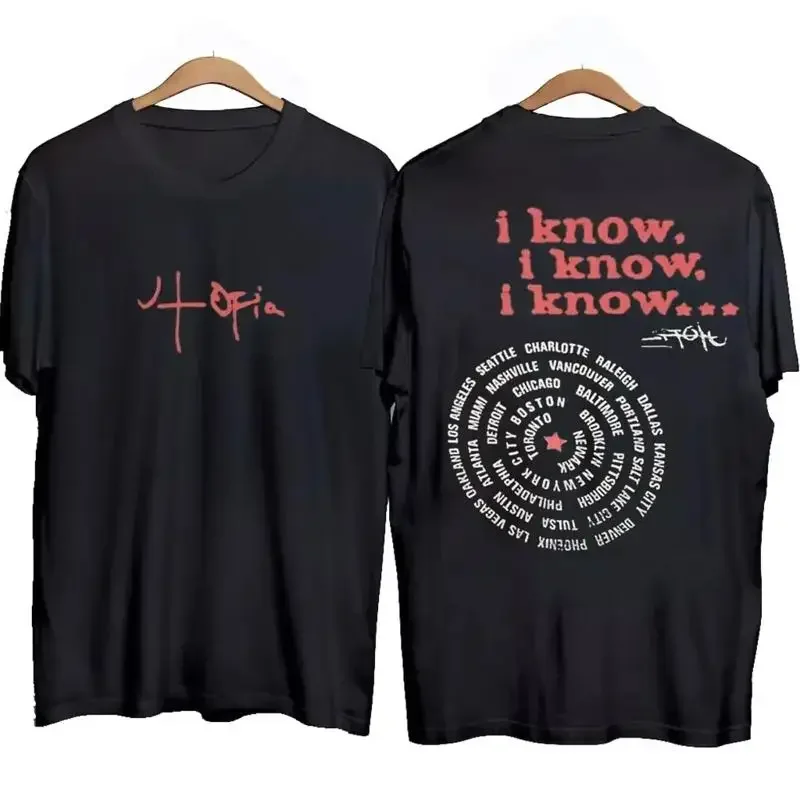 Sale Utopia Circus Maximus Tour Travis I Know Music T Shirt