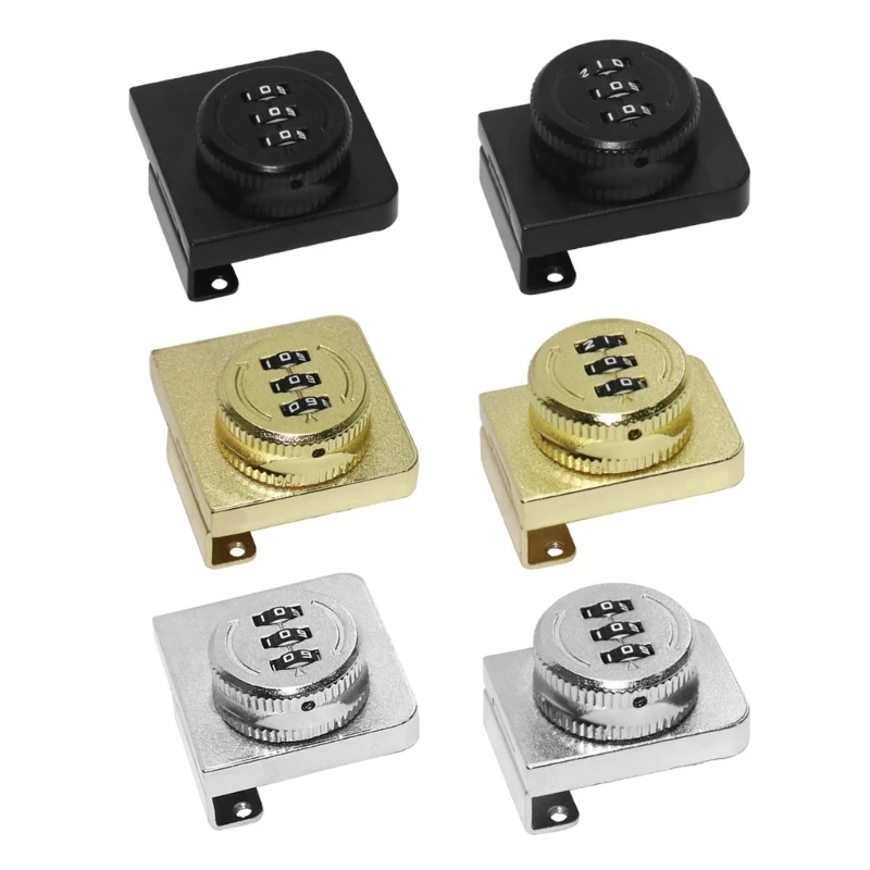 Mini 3-cijferig combinatiekastslot Keyless glazen vitrineslot met code