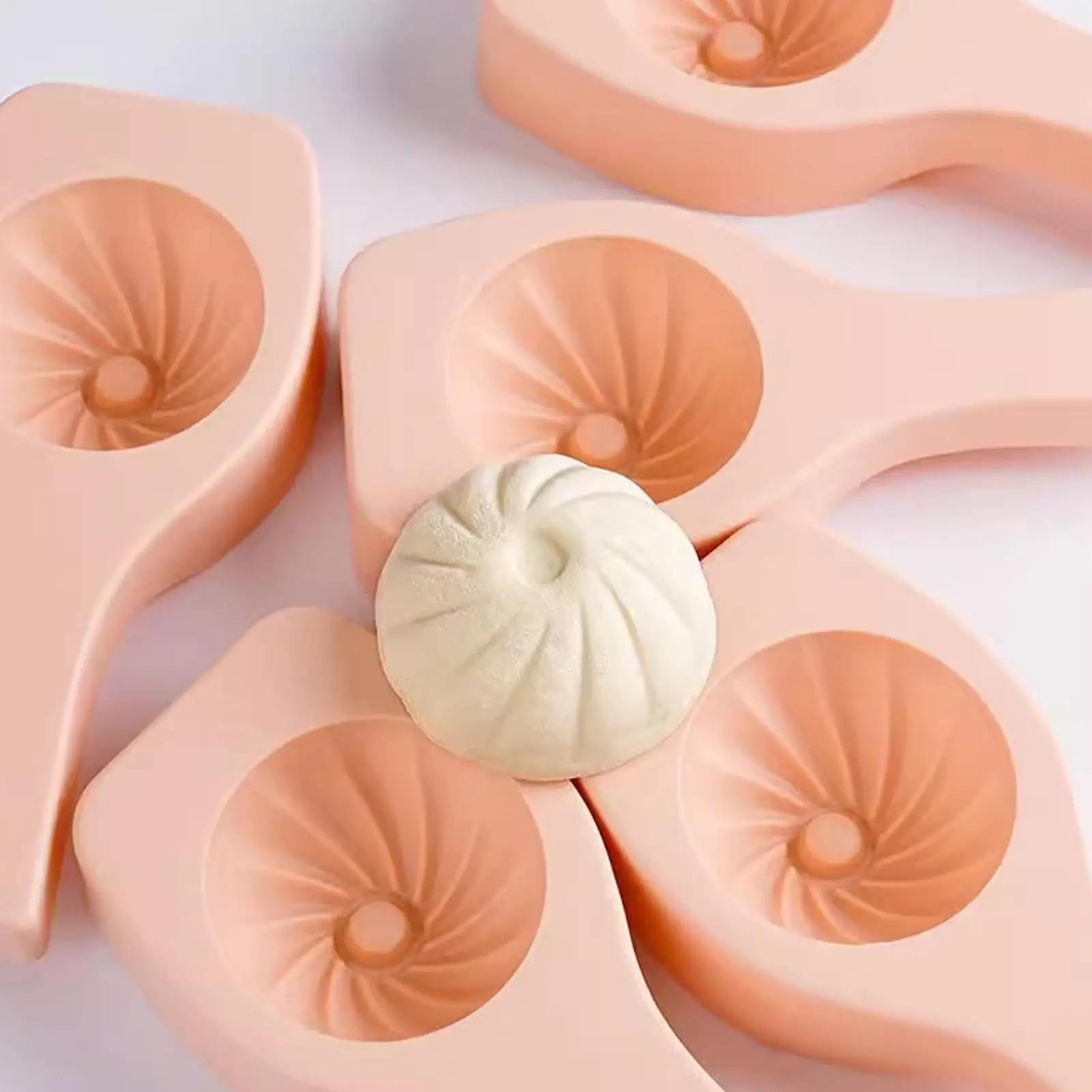 DIY Steamed Bun Mold Wooden Traditional Moon Cake Mould Multipurpose Bun Making Tool Mung Baking Mold Kitchen Accessories