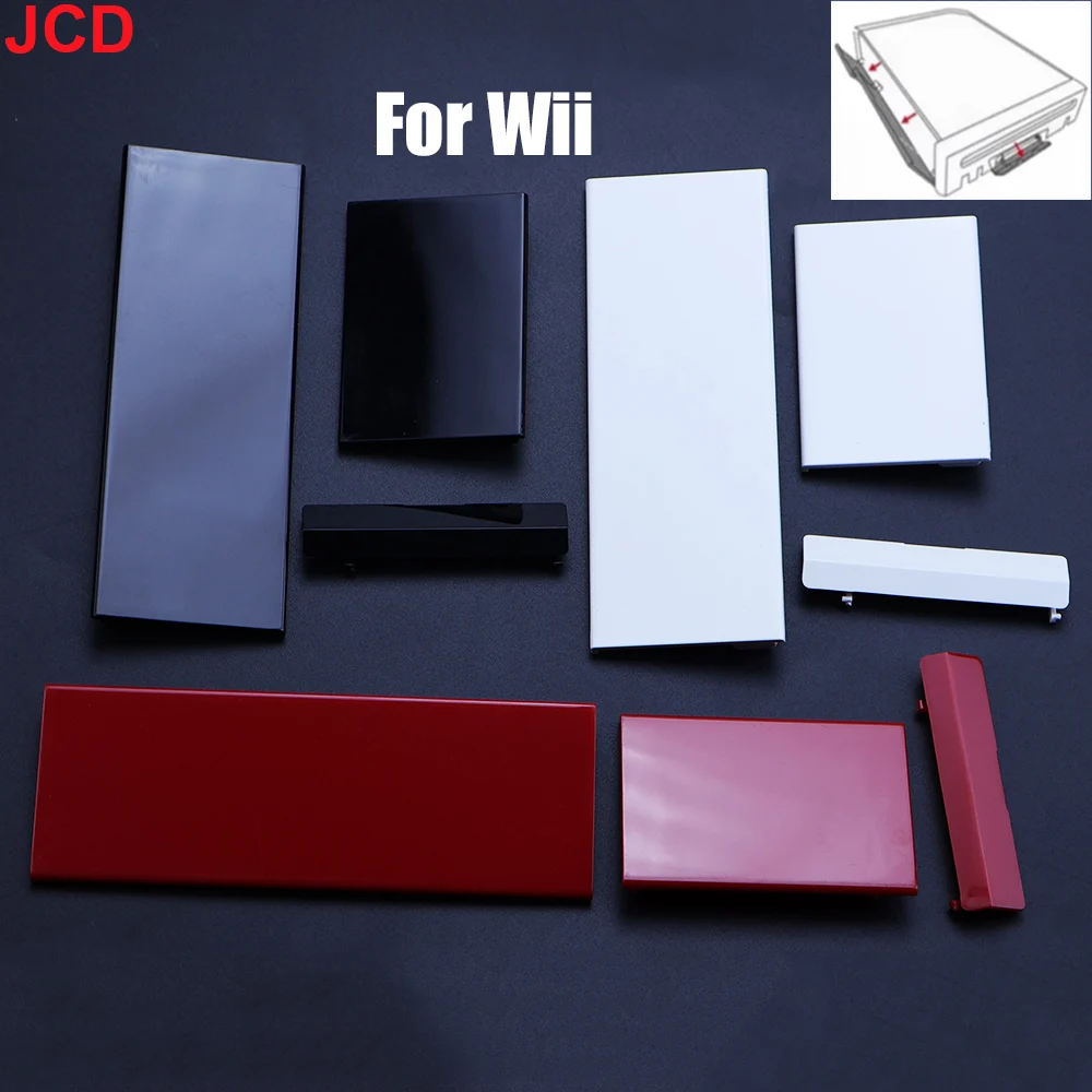 

JCD 3 in 1 Memory Card Door Slot Cover Lids Replacement For Nintend Wii Console Game Accessories GC Memory Controller Door