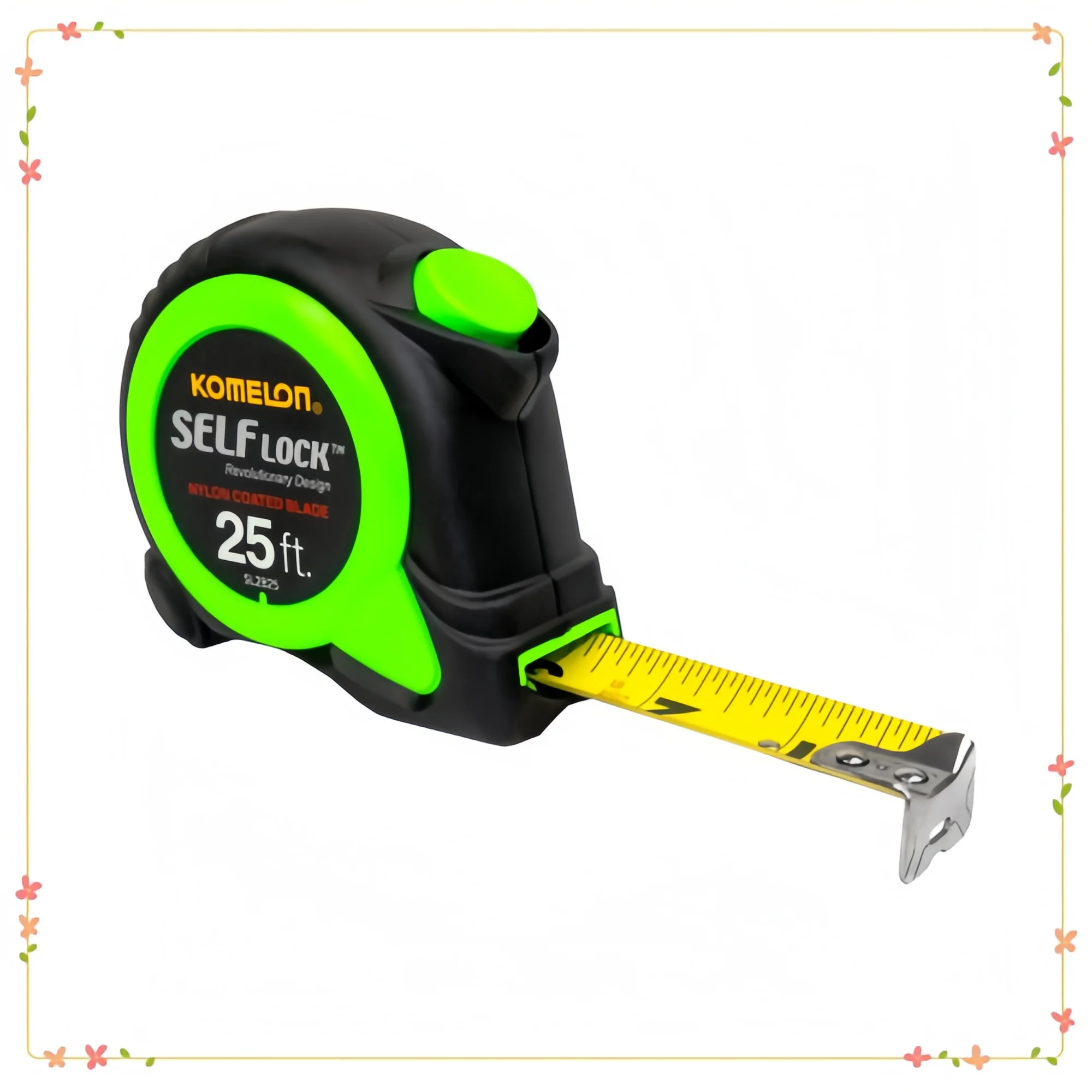 شريط شديد التحمل بطول 25 قدمًا ذاتيًا - أداة قياس قوية احترافية #2