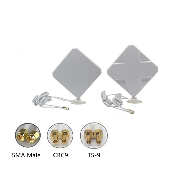 

1PCS 5G Router Antenna CPE Outdoor Signal Enhancement Receiving External High Gain SMA TS9 CRC9 Connector 600-6000MHz