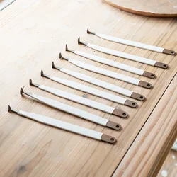 10 Kinds Knife Head Pottery Tool Small Tungsten Steel Repair Billet Knife DIY Pottery Handicrafts Making Moulding Sculpting Tool