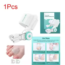 Bretelles unisexes pour Hallux Valgus, soulage la douleur avec bouton, redresseur d'orteils, correcteur rotatif et réglable, usage quotidien pour les soins des pieds - AliExpress 