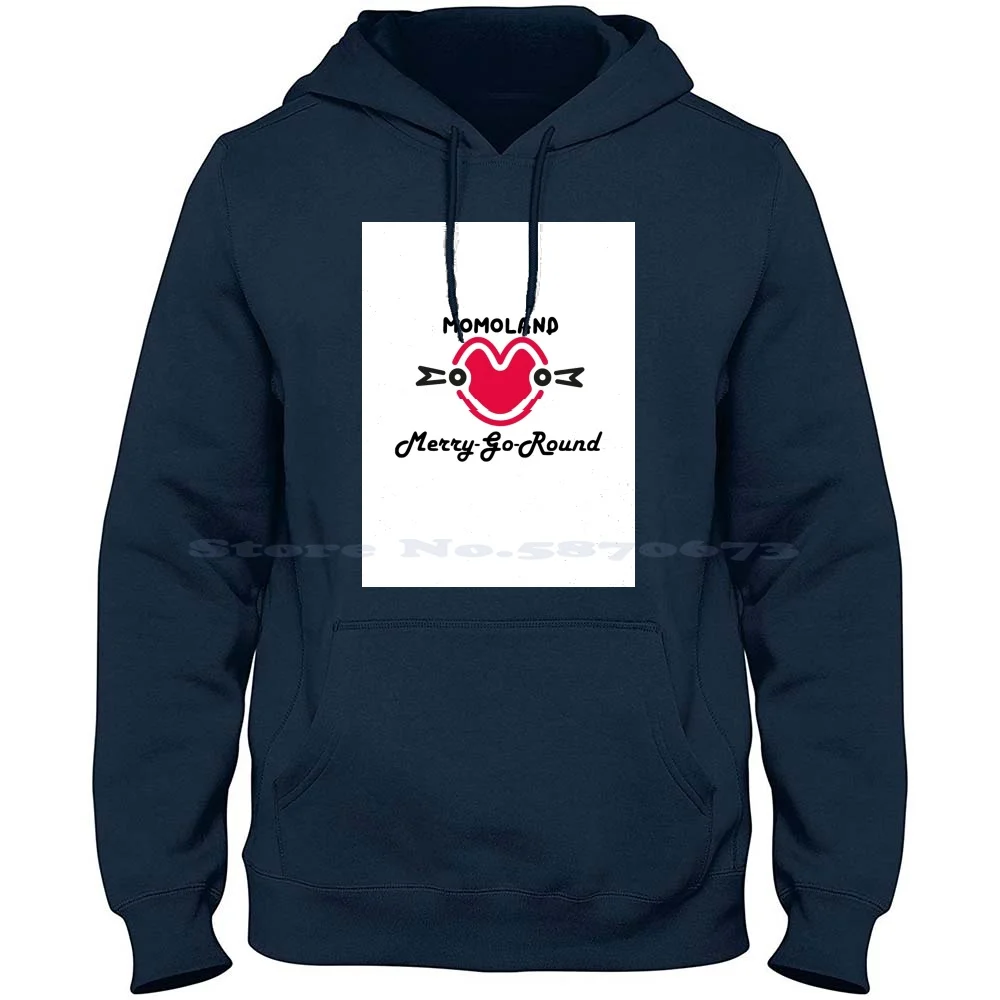 Momoland-Merry-Go-Round-Commission 100% Pure Cotton Hoodie Tshirt Bboom Bboom Freeze Jooe Kpop Girl Group Rookie Hyebin Yeonwoo