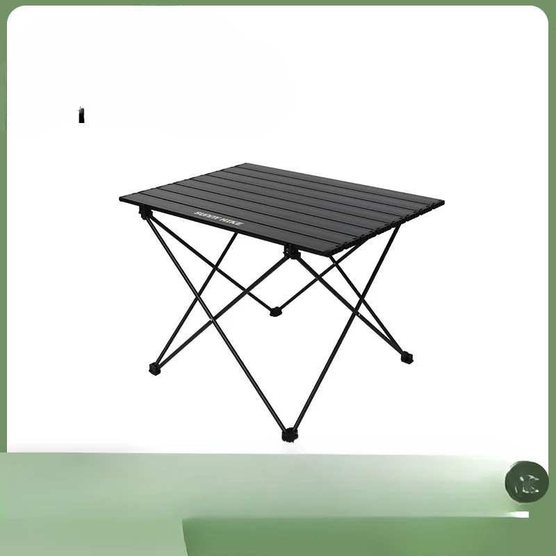 Outdoor Simple Line Folding Table Chair Aluminum Alloy Egg Roll Table Convenient Picnic Table and Chairs Camping Equipment