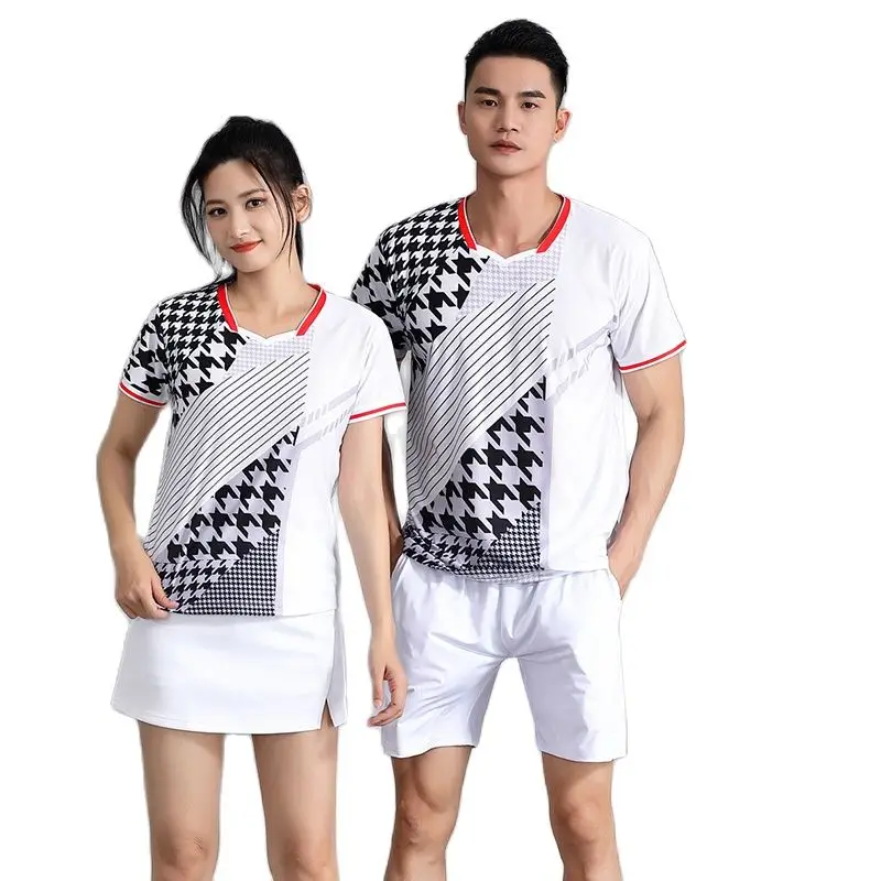 

Badminton T-Shirt Sports Quick-Drying T-Shirt Men's Short Sleeve University Student Games Running Gym Tennis Volleyball Clothes