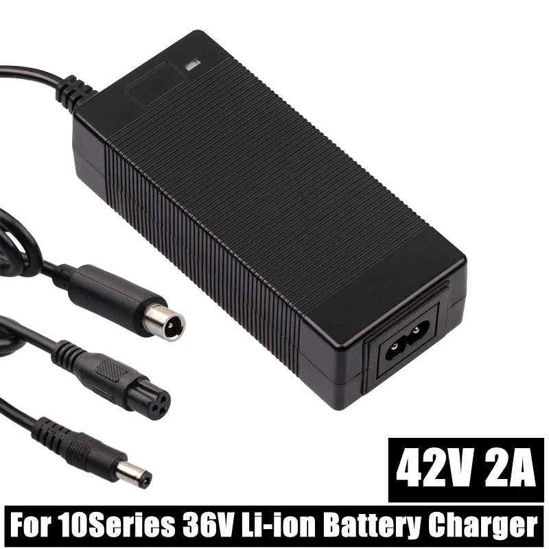 

36V 2A Li-ion Battery Charger For 42V 2A Electric Scooter E-Bike Hoverboard Charger For 10Series Lithium Battery Pack For M365