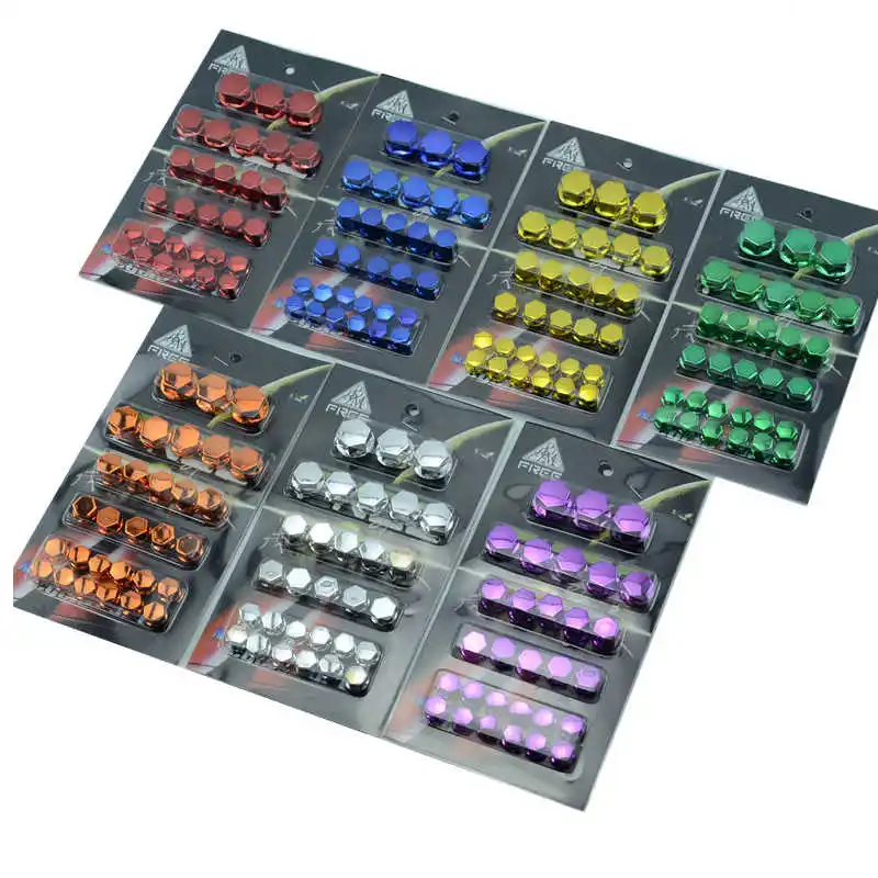 Motorcycle electric vehicle refitting parts engine screw cover decoration scooter hexagon screw cap decoration