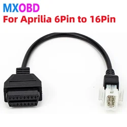 Motorcycle 3 4 and 6 Pin to OBD2 Female Connector Cable For Husqvarna Housing Benelli Aprilia Delphi Yamaha Motorboat Motorbike