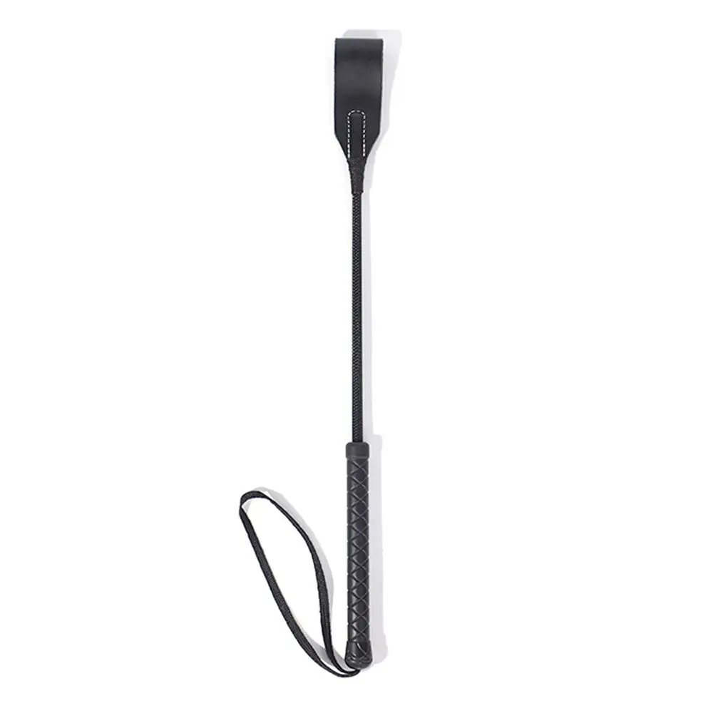 1Pcs Durable Portable Horse Whip With Handle PU Leather Equestrian Training Pointer Racing Riding Crop Lash Supplies