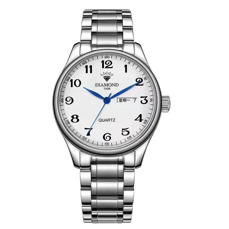 Quartz watch couple watch w exam silent student elderly electronic
