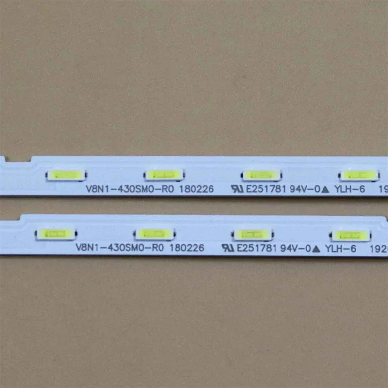 ชุดทีวีความสว่างบาร์ 43 "-ใหม่ EDGE-28ea-180223-7020 Anode Backlight แถบ V8N1-430SM0-R0 180226 BN96-45954A Diagonal