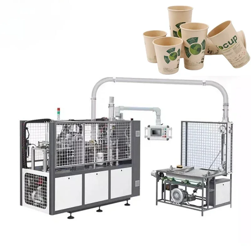 

Hot Sale Tea Cup Making Machine High Quality Disposable Paper Coffee Cup Forming Machine Cheap Price