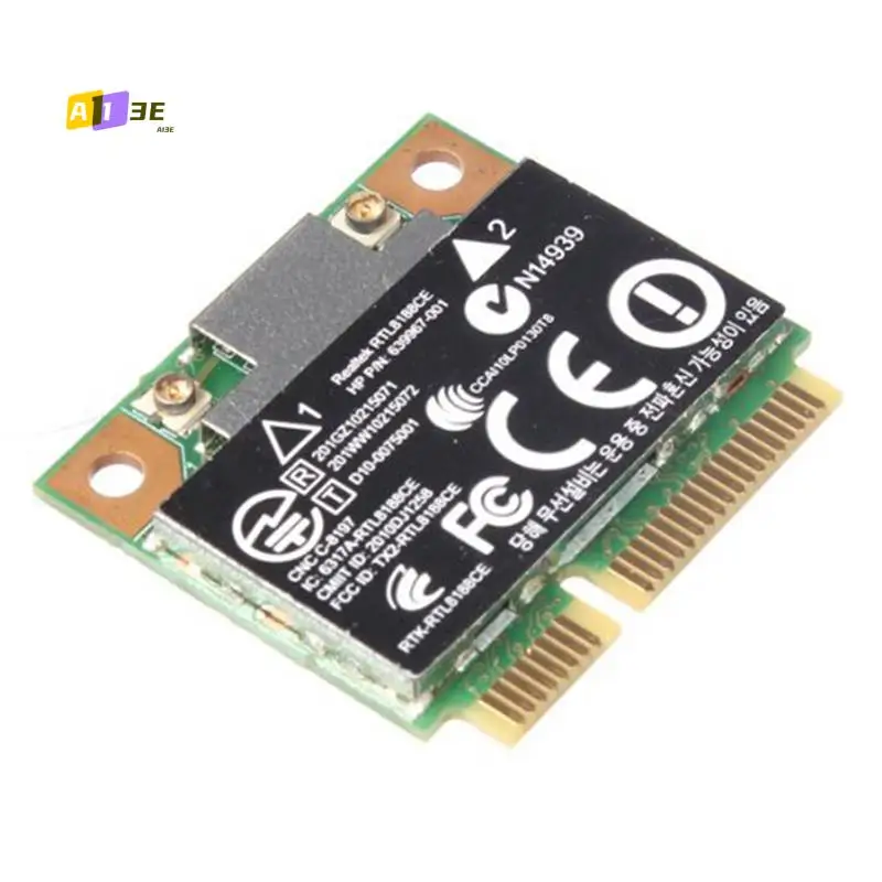 

A13E-150Mbps Wifi Mini PCI-E Network Card For HP Realtek RTL8188CE Wireless-N 802.11 B/G/N 640926-001 639967-001