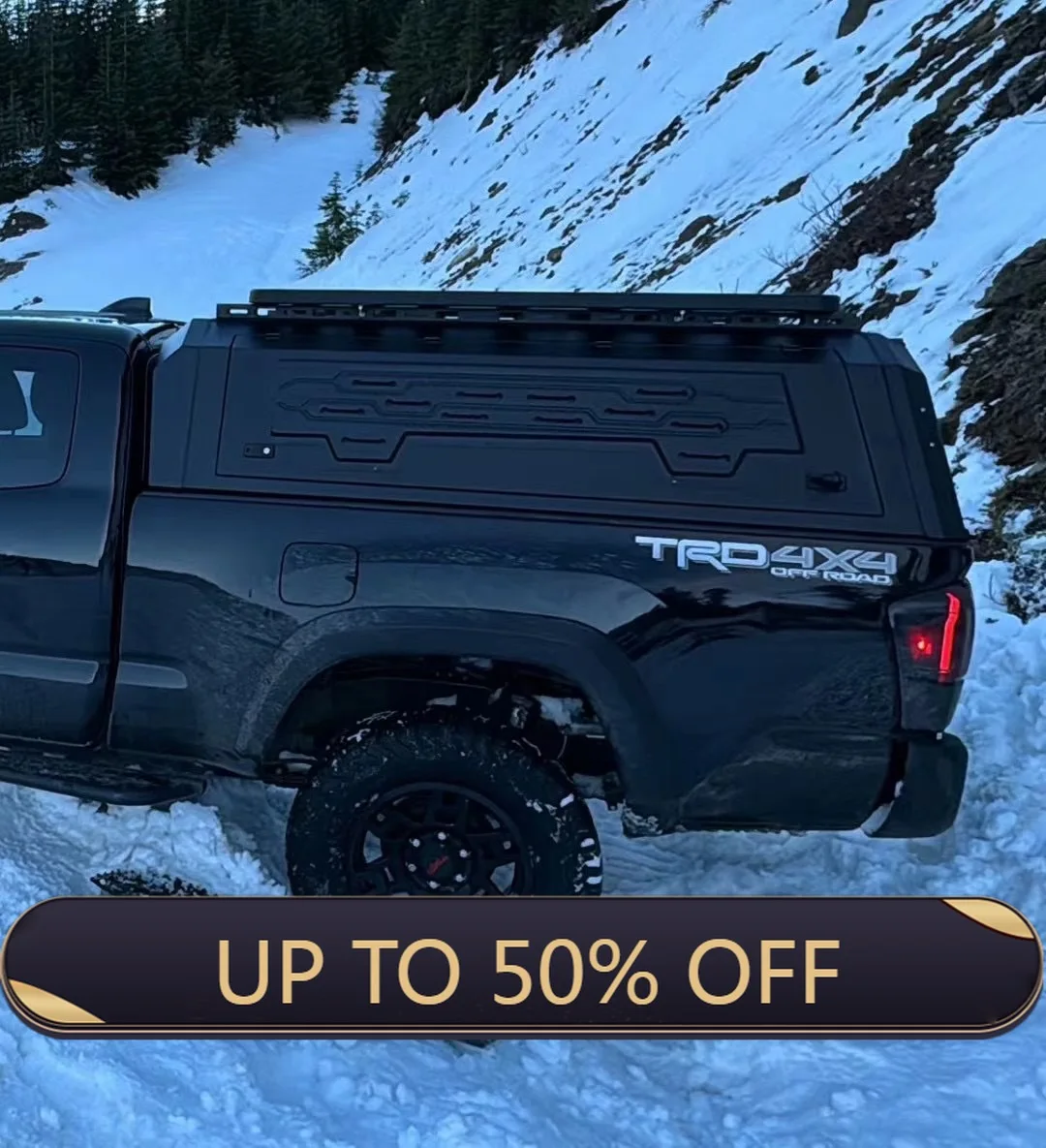 

Deren High QualitAluminum Pickup Truck Bed Topper Ute Caps Leakproof Pickup Hardtop Canopy Tailored