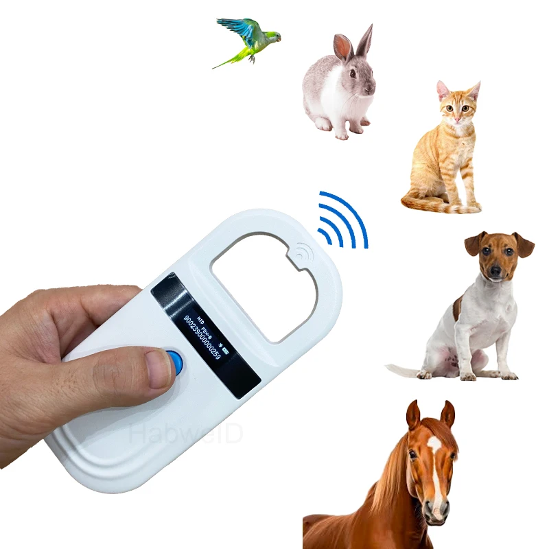 ISO RFID FDX-B Micro ID microchip scanner Identify reader for Equine,Breed dog rescue,companion pet veterinary,Animal Hospital