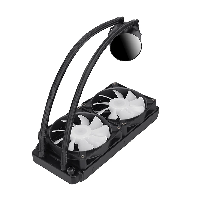 SAMA A-RGB-disipador de calor para CPU, enfriador líquido AIO de 240mm para Intel LGA 1700 2011 1200 1150 X79 X99 E5 Ryzen AM3 AM4, refrigeración por agua