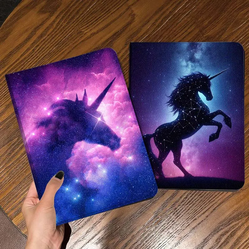 

Яркий чехол с рисунком лошади для iPad Pro, Air, Mini 2, 3, 4, 5, 6, 7, 6-го, 7-го, 10-го, 11-го поколений, 10.2, 9.7, 10.5, 11 дюймов, складной, подарочный