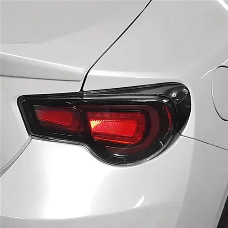 

4X For Toyota 86 FT86 GT86 Subaru BRZ 2012-2020 Carbon Rear Tail Light Eyebrows Cover Body Kit-A93R