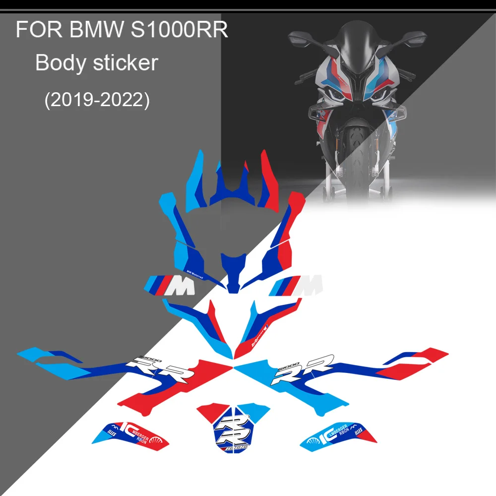 

For BMW S1000RR S 1000 RR S1000 M M1000RR Motorcycle Protector Tank Knee Pad Grips Gas Fuel Oil Stickers Decals 2019 - 2022