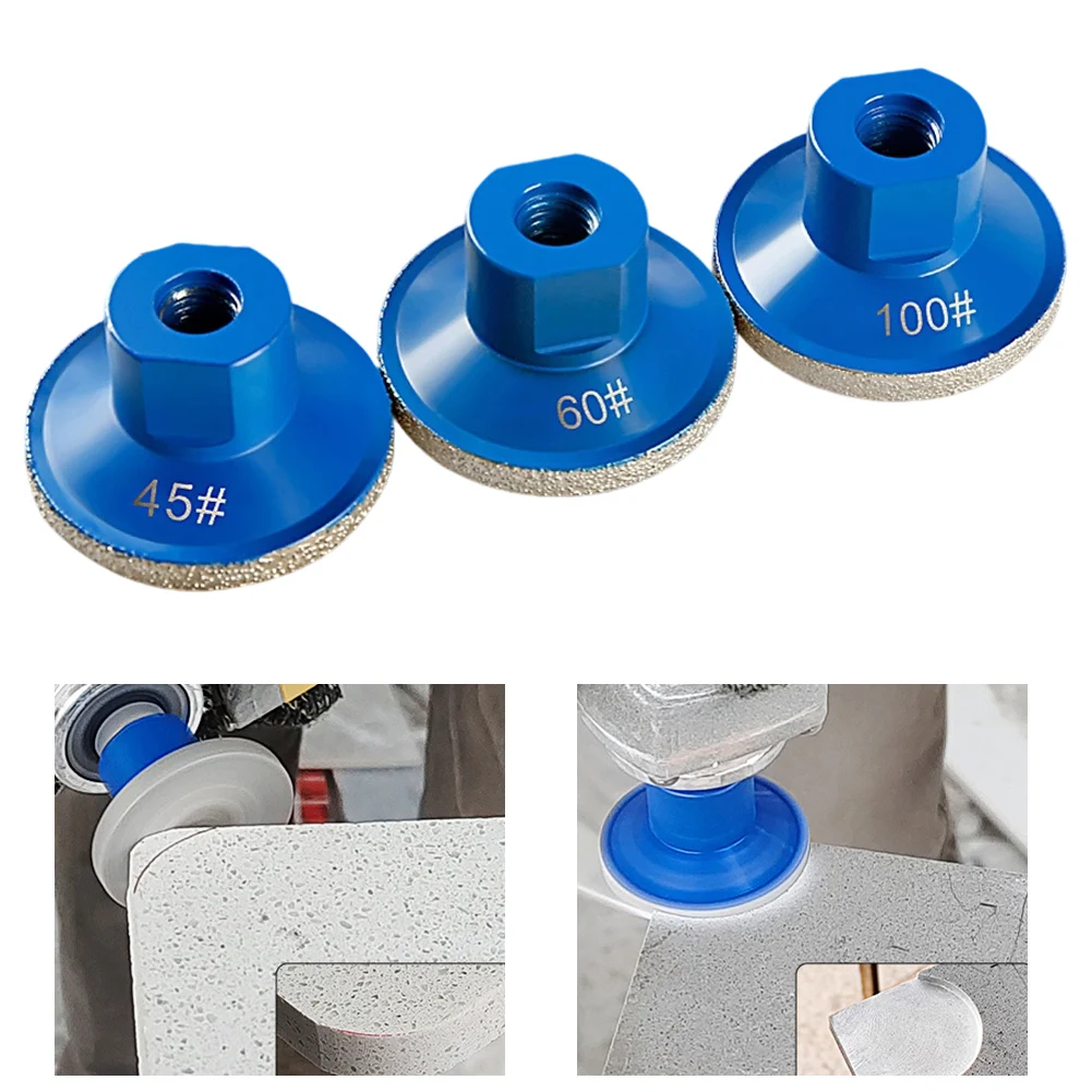 50mm Brazed Flat Grinding Head Disc for Precision Grinding Tasks Designed for Compatibility with Most Grinders