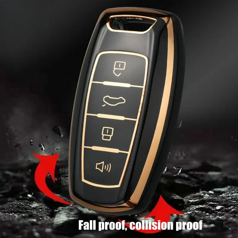 New TPU Car Smart Key Case Cover For Great Wall Haval/Hover H6 H7 H4 H9 F5 F7 H2S Auto Holder Shell Fob Accessories