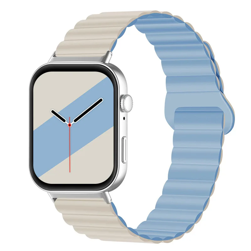 Pulseira magnética Loop para Huawei Watch, pulseira de silicone, pulseira, Redplacement Correa Watchband, Fit3 Acessórios