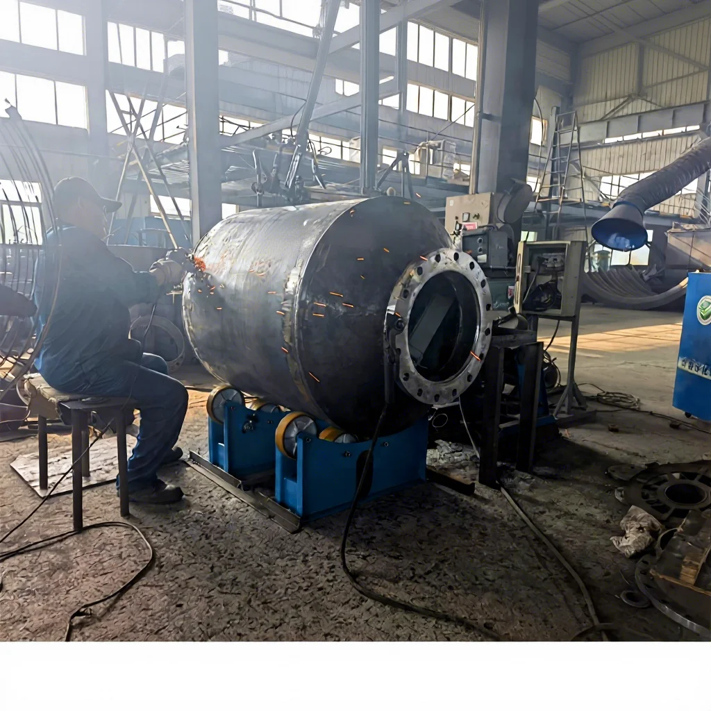 Automatic Rotation Turning Rolls 1000kg 3000kg Small Welding Rotator with Footpedal