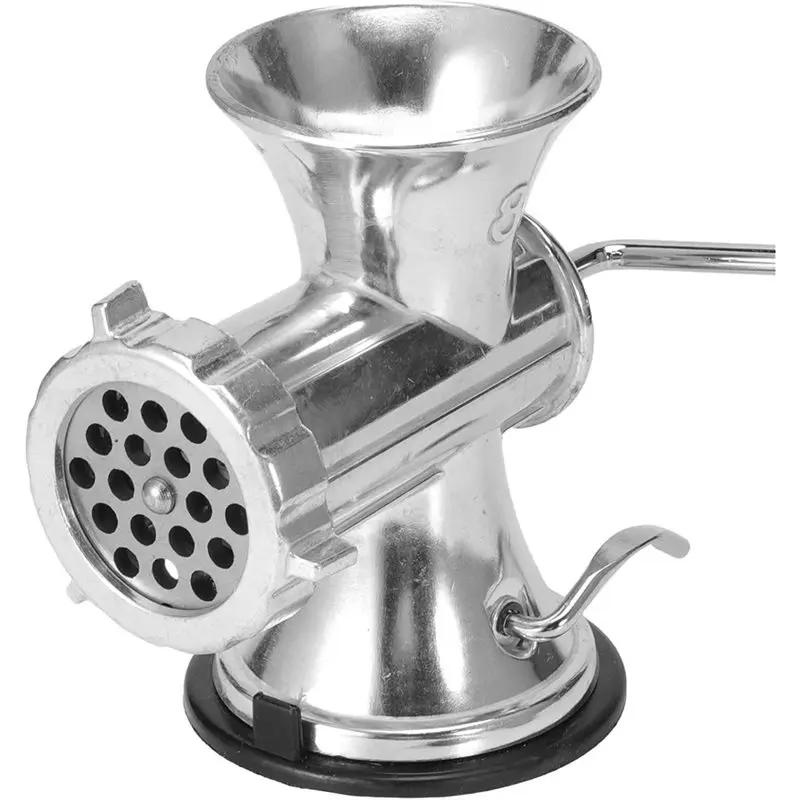 

AWAH Aluminum Alloy Manual Meat Grinder, Hand Crank Sausage Stuffer Maker, Household Pork Mincer Grinding Machine Sausagestuffer