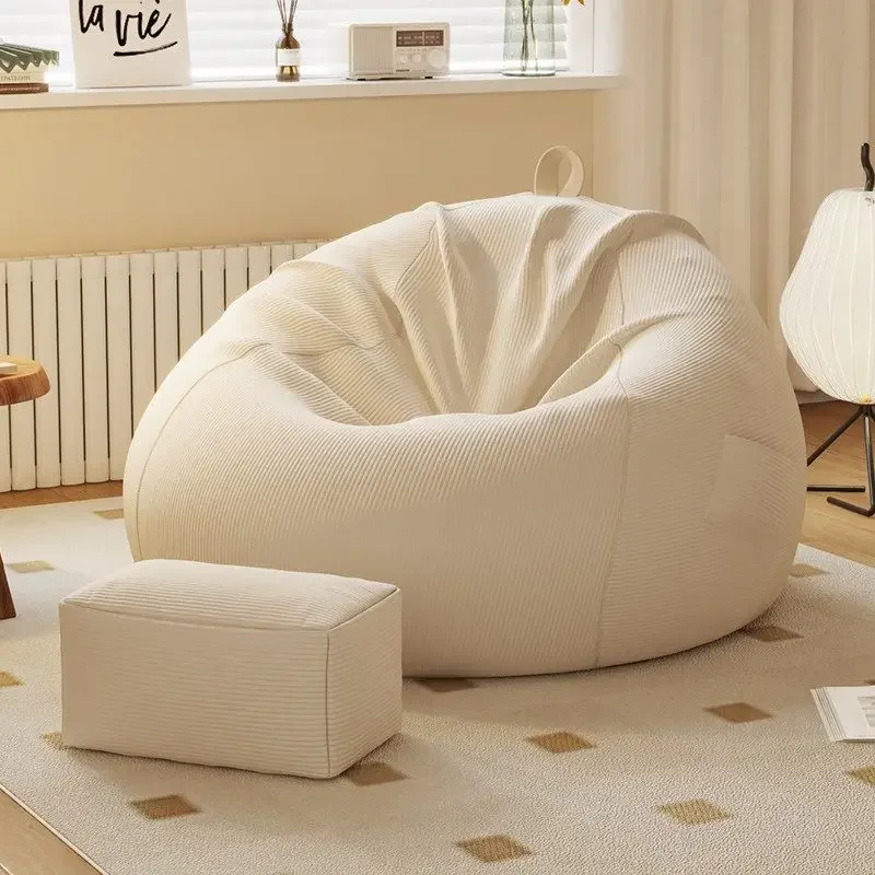 Single Decoration Bean Bag Sofas Sectional Girls Lazy Inflatable Bean Bag Sofas Cheap Boneless Puffs Asiento Home Furniture