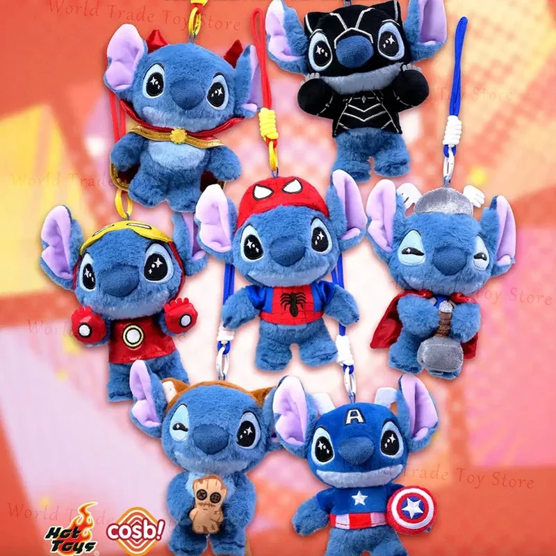 

Фирменная плюшевая подвеска Disney Stitch Co COSBI, слепая коробка, изысканный подарок на день рождения, плюшевая слепая коробка, игрушка