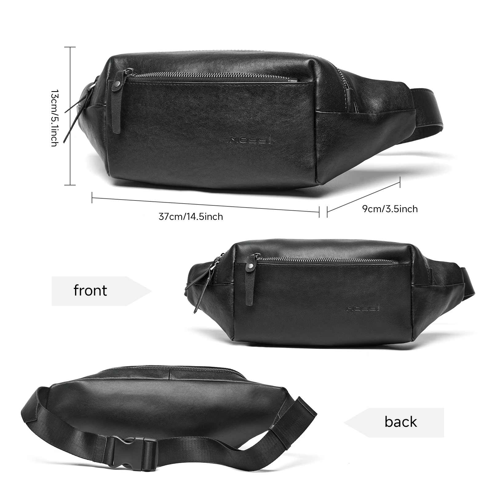 Men Shoulder Bag Messenger Bags Waterproof Crossbody Bag School Crossbody Pack College Travel Sling Bag Fit 7.9 inch Laptop