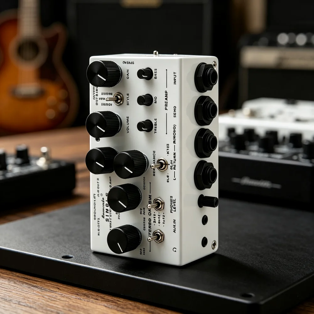 Simple Classic Preamp And Amplifier Guitar Effect Pedal Stereo CabSim for Enhanced Sound Quality