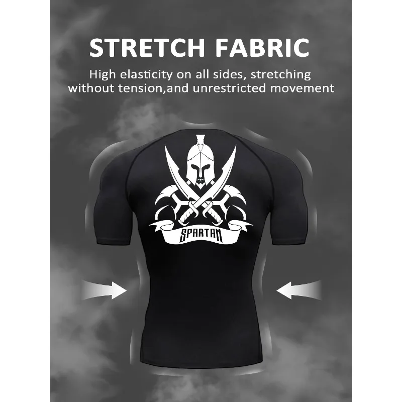 

Mens AthleticT-shirt Slim-Fit Muscle New Ultra-Breathable High Elastic Perfect for Running Shaping Cycling and Outdoor Fitness