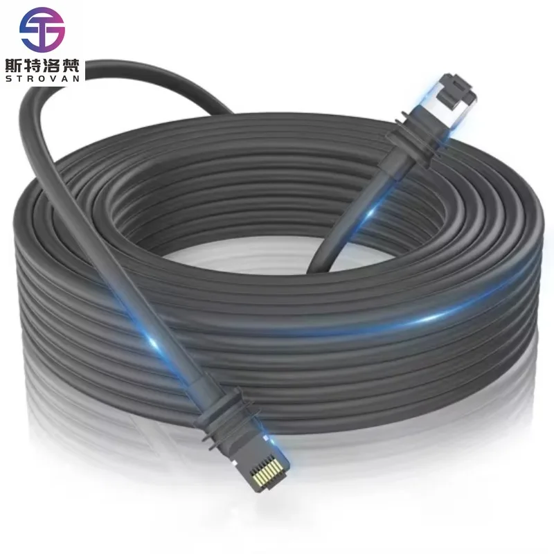 V3 Replacement High-Performance Rectangular Satellite Cable Gen3 Waterproof Ethernet with TPE Jacket
