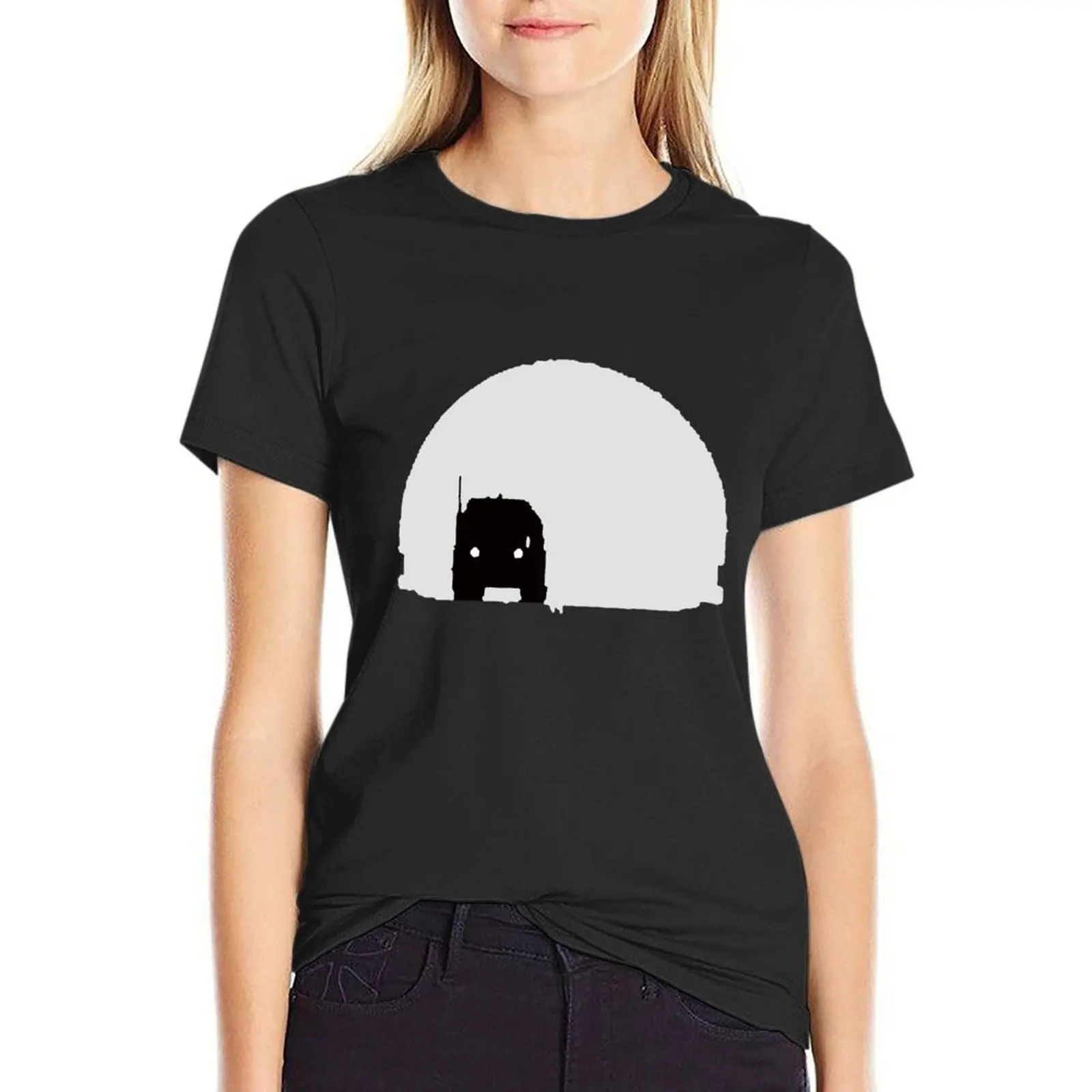 Design de filme incrível duelo camiseta engraçada feminina, tops de verão, camiseta feminina