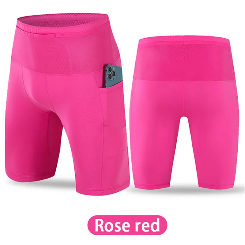 Men's Leggings Compression Pants Sports Leggings Basketball Quarter Shorts Quick Drying Running Training Stretch Fitness Pants image 5