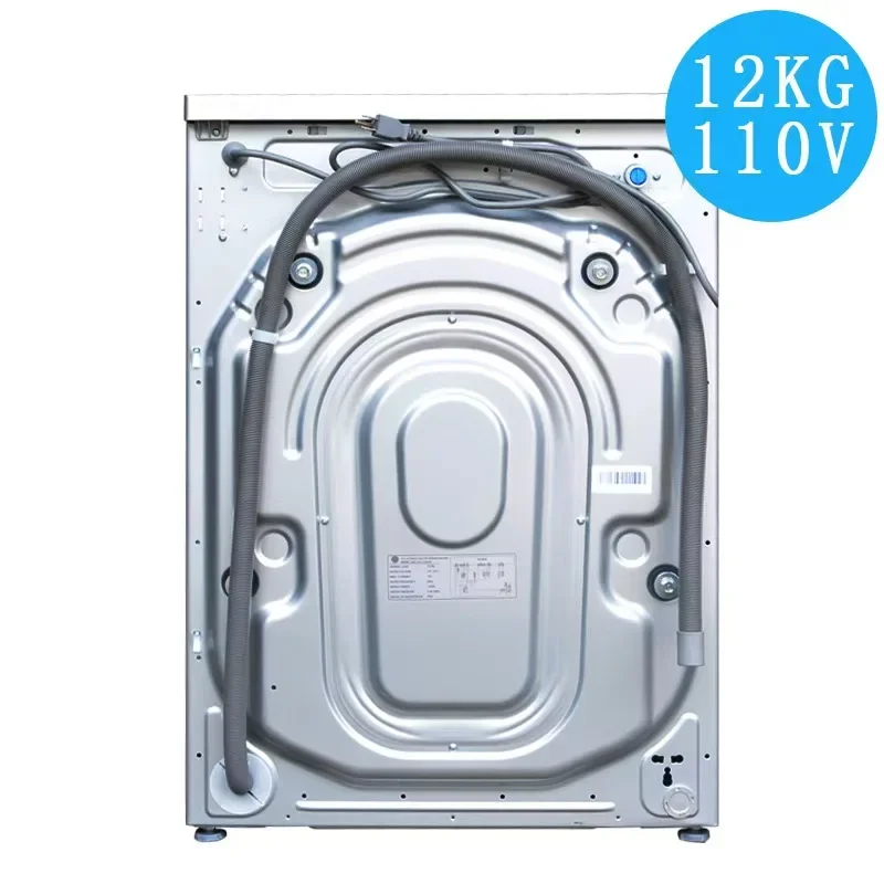 110V washing machine Foreign trade export ship custom drum 12KG washing machine front opening large capacity washing machine