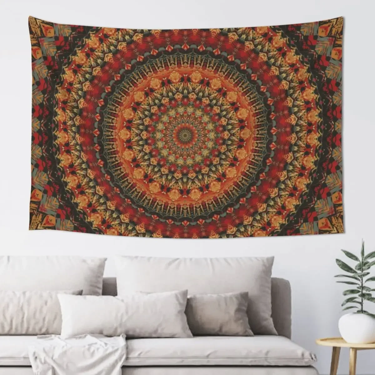 

Mandala 128 Tapestry Living Room Decoration Room Decoration Aesthetic Tapestry