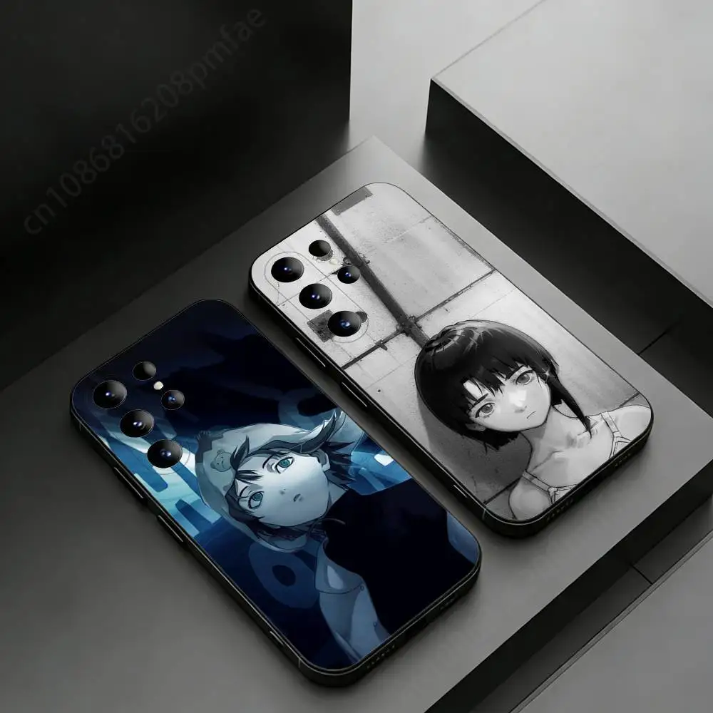 S-Serial E-Experiments L-Lain Phone case for Samsung Galaxy S24,25,26,23 22,21,S20 Plus Ultra FE soft fundas cases