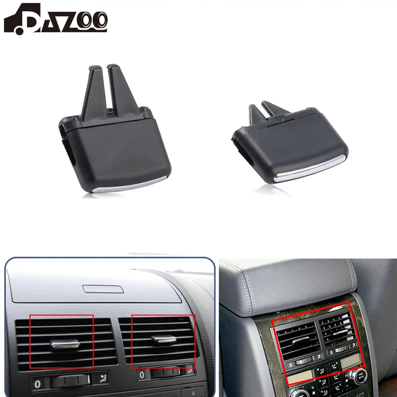 Do VW Touareg 7L6 7LA Przednia deska rozdzielcza AC Air Vent Grill Regulacja przesuwania Klips Pokrętło Wykończenie 2003 2004 2005 2006 2007 2008 2009 2010