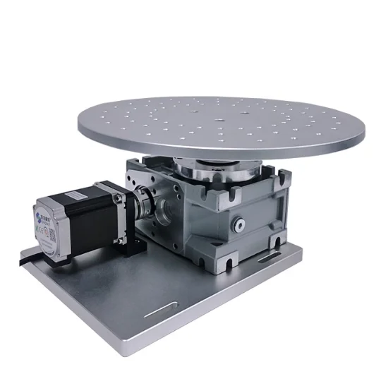 Electric Laser Rotary Table Marking Engraving Welding Hollow Rotary Platform Tooling Positioner, Servo Stepper Motor