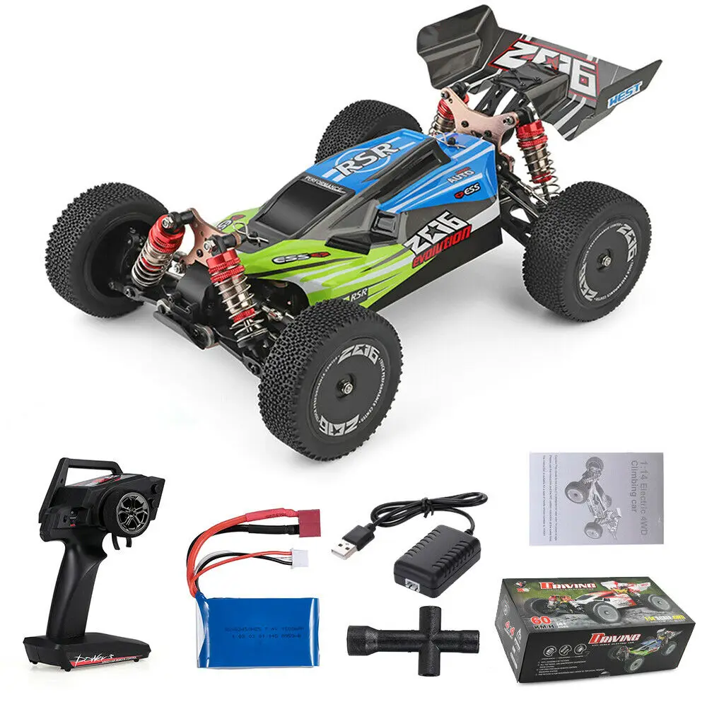 Image of Wltoys 144001 1/14 2,4G 4WD 60km/h Hochgeschwindigkeits-RC-Rennwagen Fahrzeugmodelle